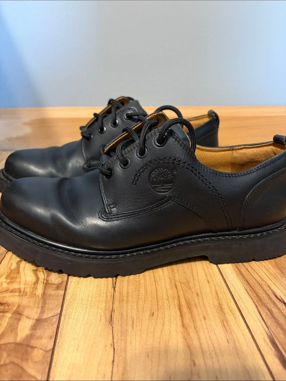 Timberland Waterproof Black Leather Oxford Casual Dress Shoe 95504 3560 Sz 9M